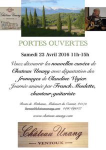 Portes ouvertes 23 Avril 2016