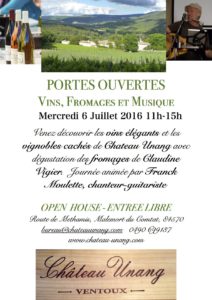 Portes ouvertes 6 juillet 2016